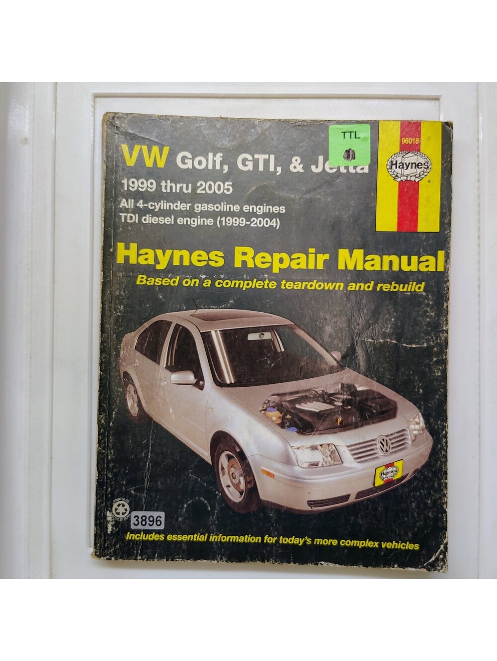 Haynes VW Golf GTI Jetta Repair Manual 1999-2005 Gasoline & TDI Diesel Engine